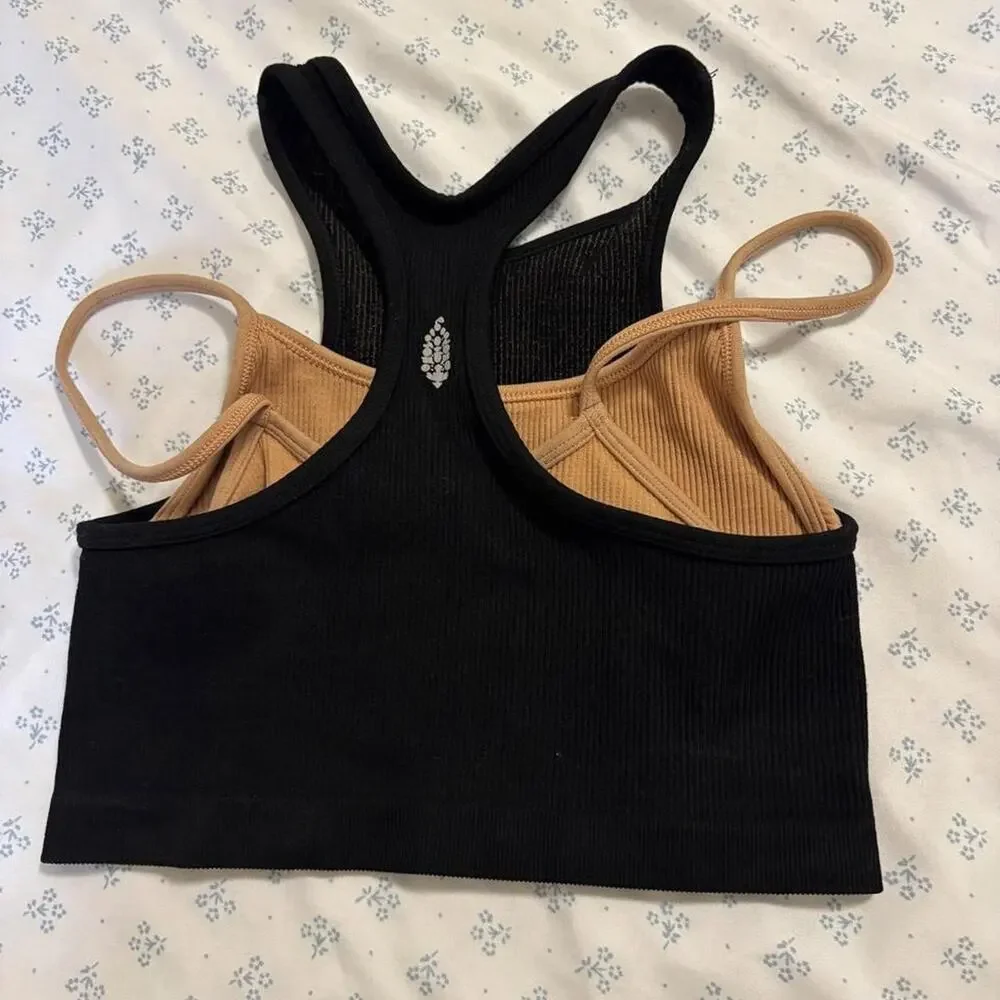 Free people free throw double layer tank